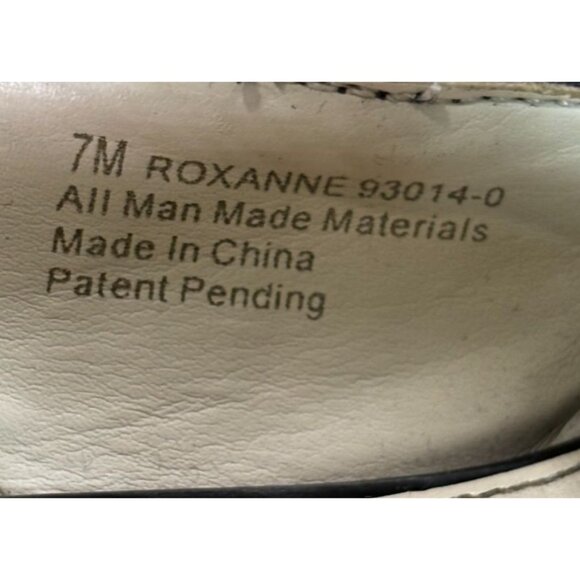 Nickels Black Roxanne Patent Wedge Slingback Heels 7M - Picture 8 of 8